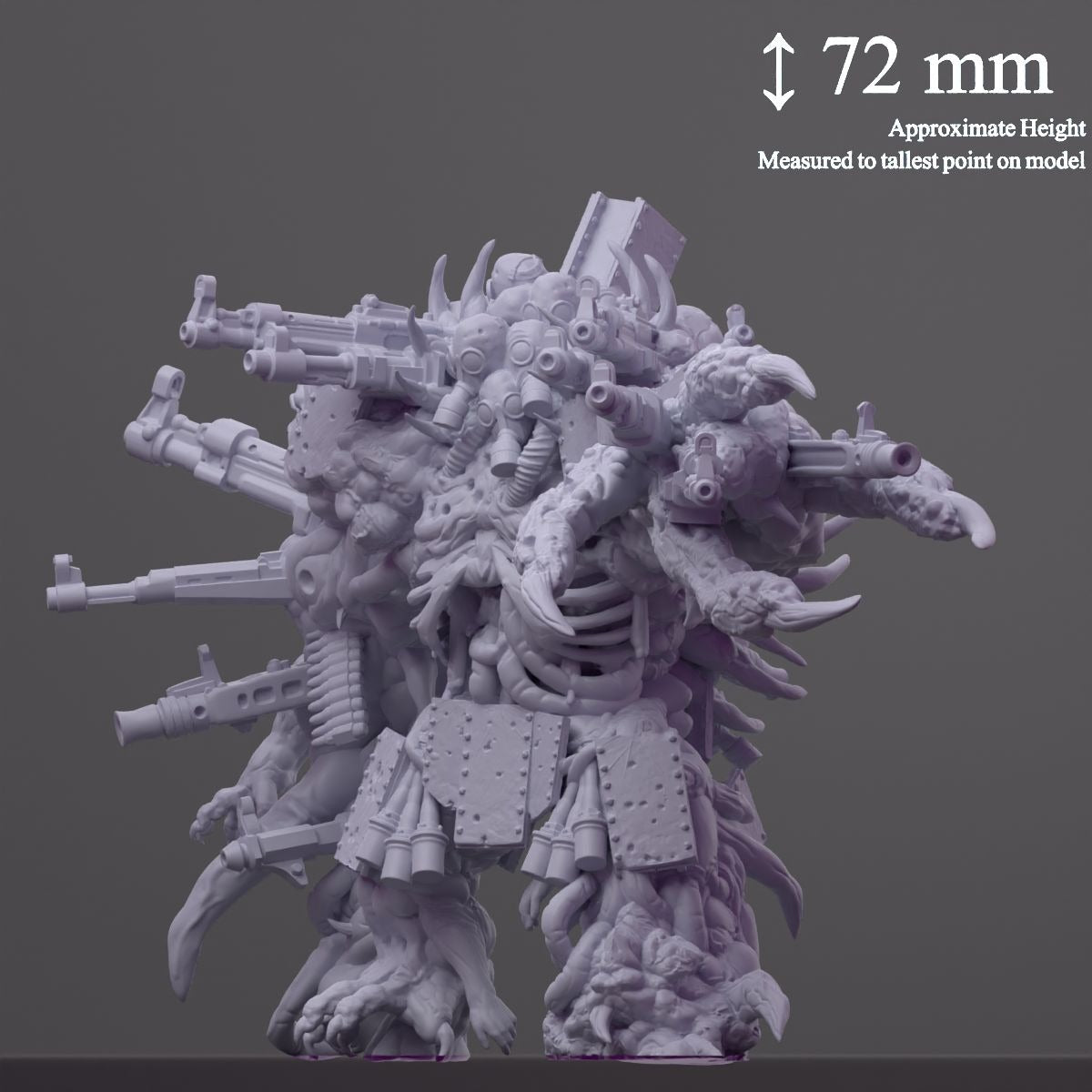 Malignant Amalgam - 3d Printed Miniature Sculpted by Papsikels Miniatures