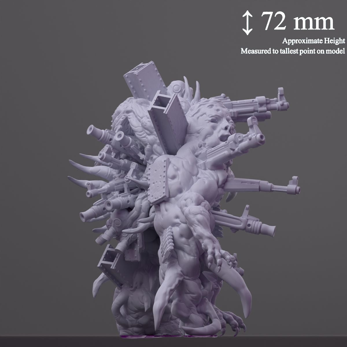 Malignant Amalgam - 3d Printed Miniature Sculpted by Papsikels Miniatures