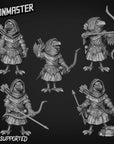 Bad Birds - Birdfolk Rangers and Rogues - 3d Printed Miniature Sculpted by Goon Master Games