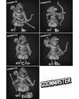 Bad Birds - Birdfolk Rangers and Rogues - 3d Printed Miniature Sculpted by Goon Master Games