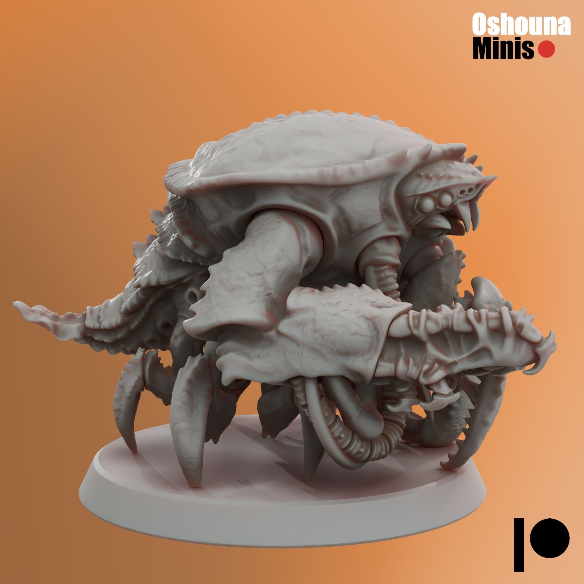 Crab Guards - Deep Hive - 3d Printed Miniature by OshounaMinis