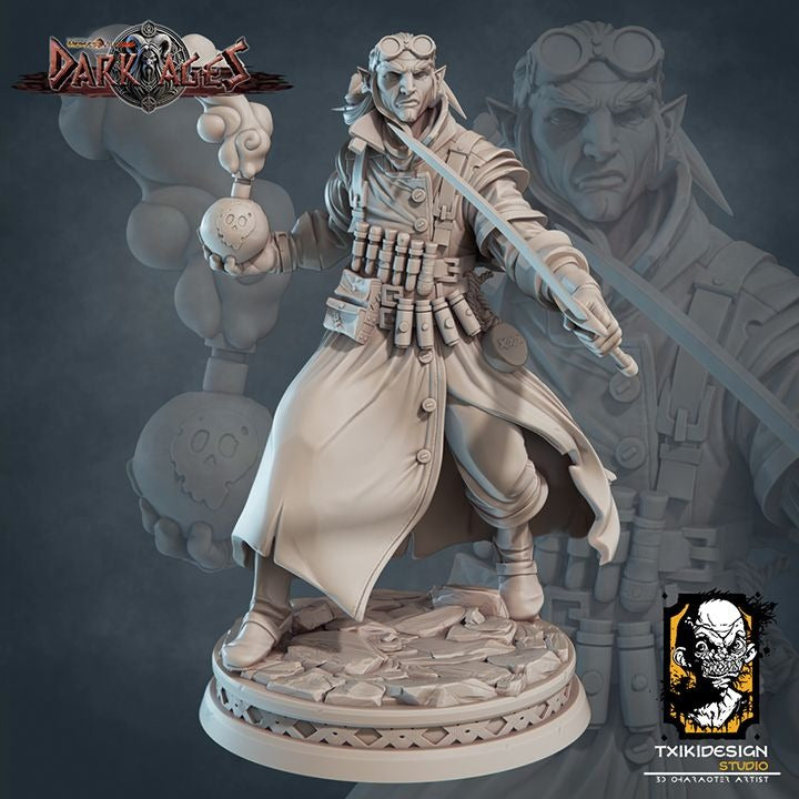Nythral Stoneglow - 3d Printed Miniature Sculpted by Txiki Design Studio