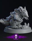 Gravatodon Evolutions - Crestlings - 3d Printed Miniature Sculpted by Blackcrest Miniatures