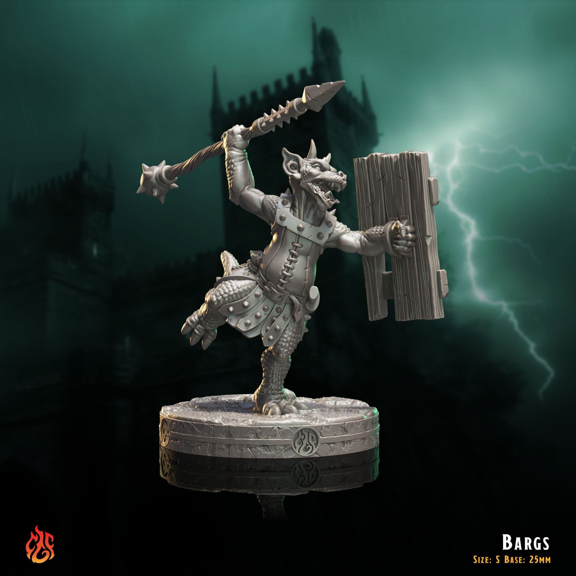 Bargs (Kobolds) - The Mad Alchemist - 3d Printed Miniature Sculpted by Crippled God Foundry