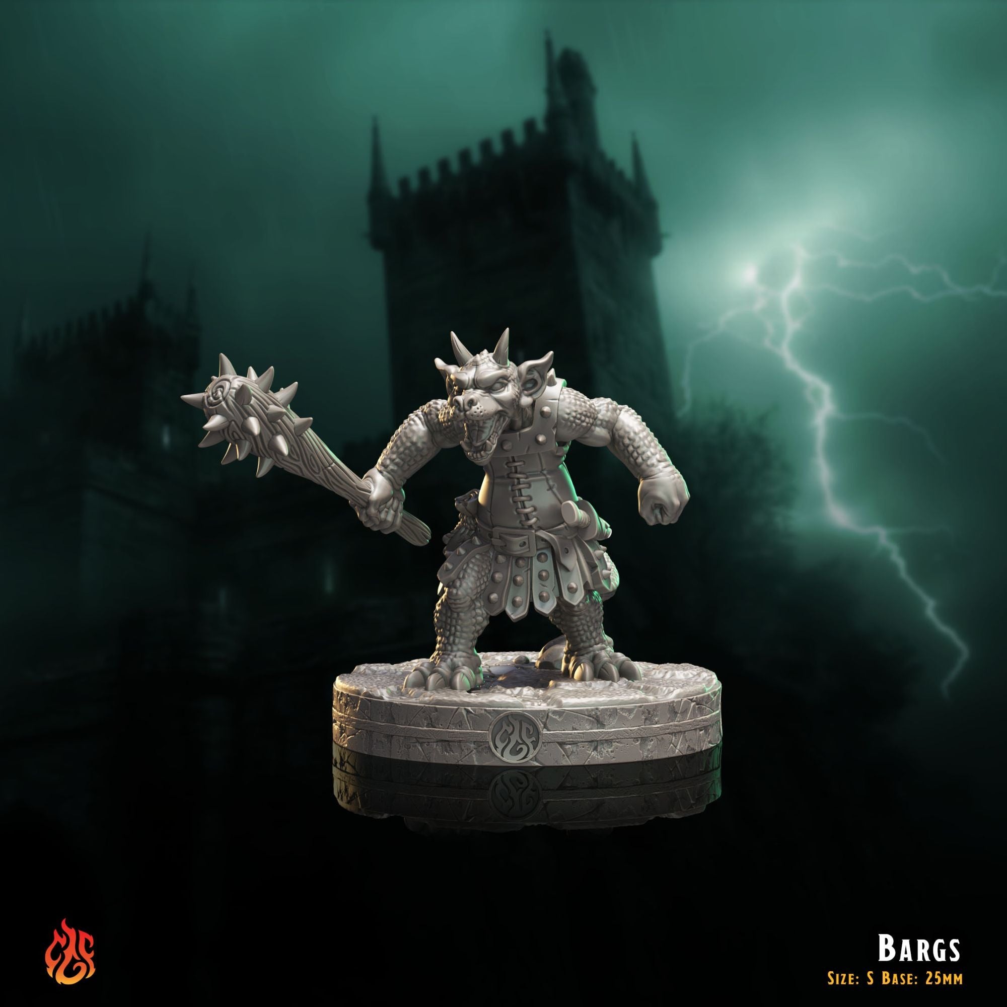 Bargs (Kobolds) - The Mad Alchemist - 3d Printed Miniature Sculpted by Crippled God Foundry