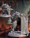 Magmaforged Dumloks - Magmaforged Dwarves of the Depths - 3d Printed Miniature sculpted by Artisan Guild