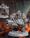 Magmaforged Dumloks - Magmaforged Dwarves of the Depths - 3d Printed Miniature sculpted by Artisan Guild