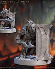 Magmaforged Dumloks - Magmaforged Dwarves of the Depths - 3d Printed Miniature sculpted by Artisan Guild