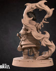 Human Kineticist - Iconic Heroes - 3d Printed Miniature sculpted by Bite the Bullet