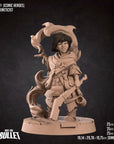Human Kineticist - Iconic Heroes - 3d Printed Miniature sculpted by Bite the Bullet