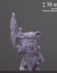 The Beast - Curious Critters of Whimsy Isle - 3d Printed Miniature Sculpted by Velrock Art Miniatures
