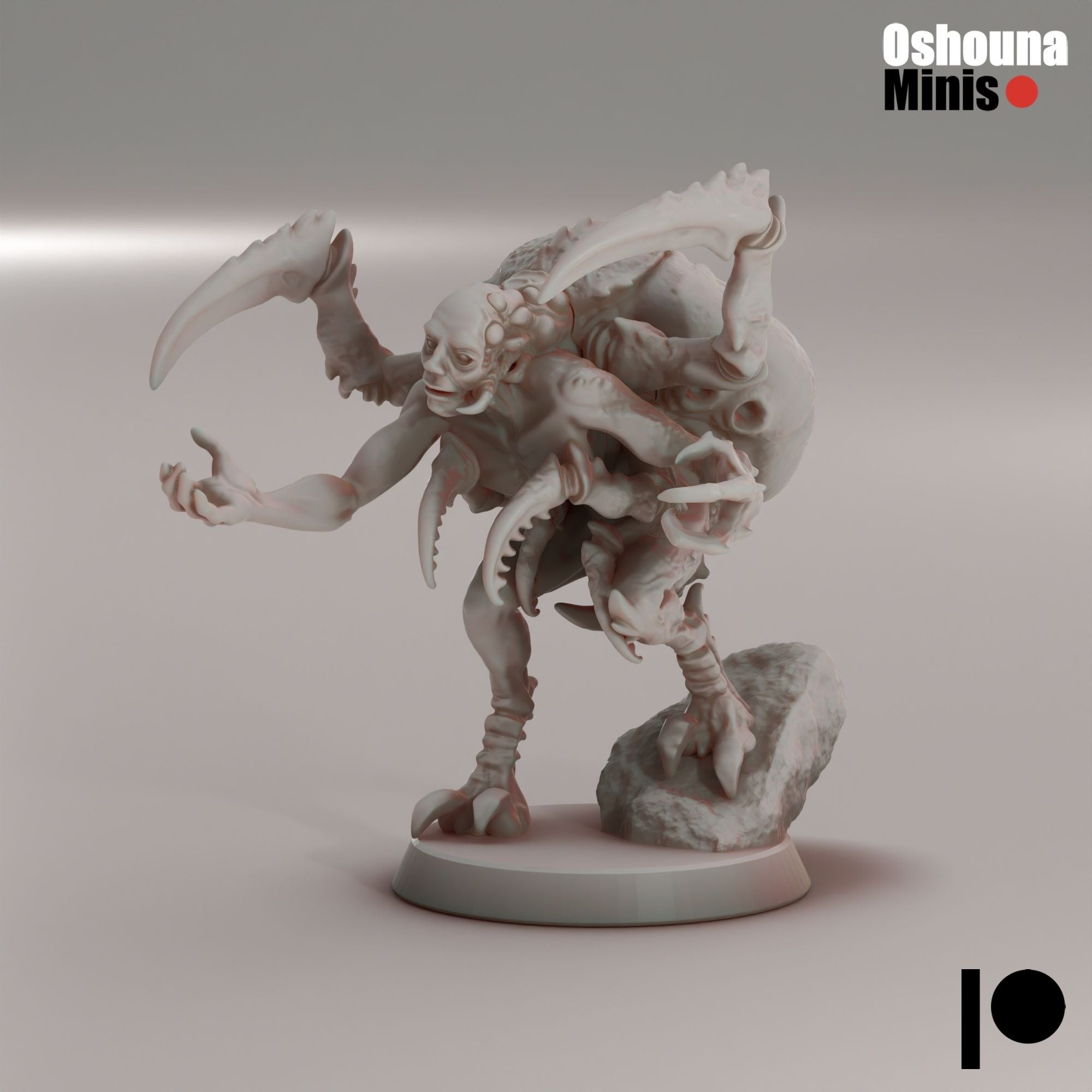 Deep Hive Infected Crabsmen - 3d Printed Miniature by OshounaMinis