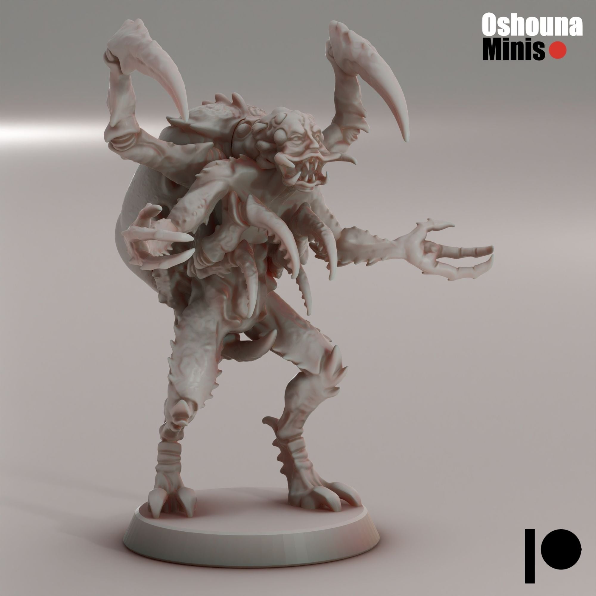 Deep Hive Infected Crabsmen - 3d Printed Miniature by OshounaMinis