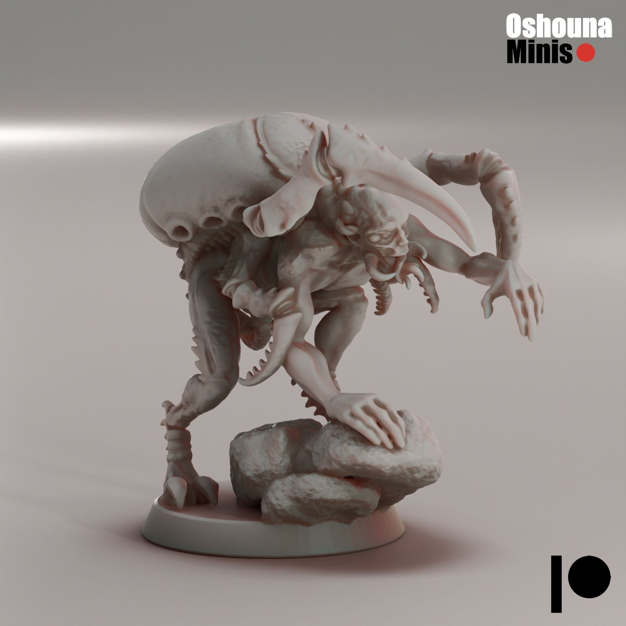 Deep Hive Infected Crabsmen - 3d Printed Miniature by OshounaMinis