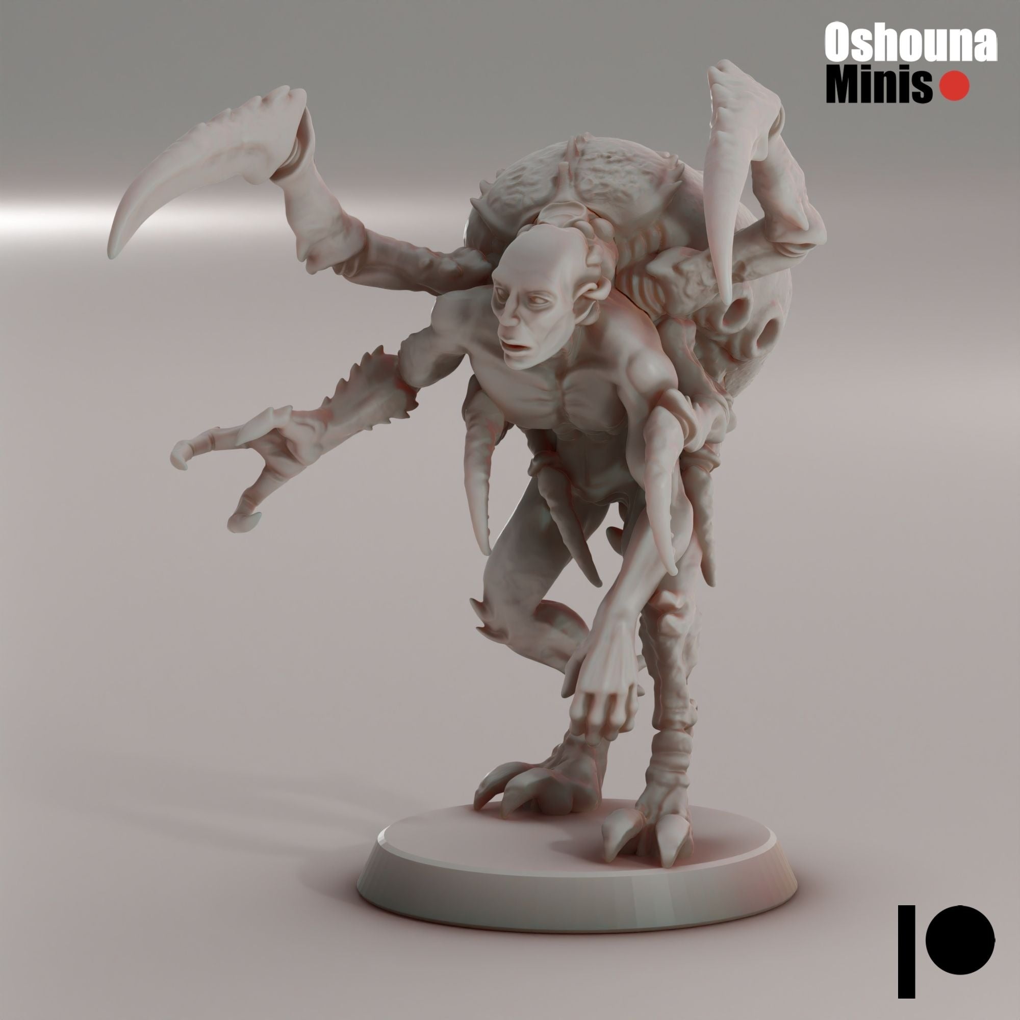 Deep Hive Infected Crabsmen - 3d Printed Miniature by OshounaMinis