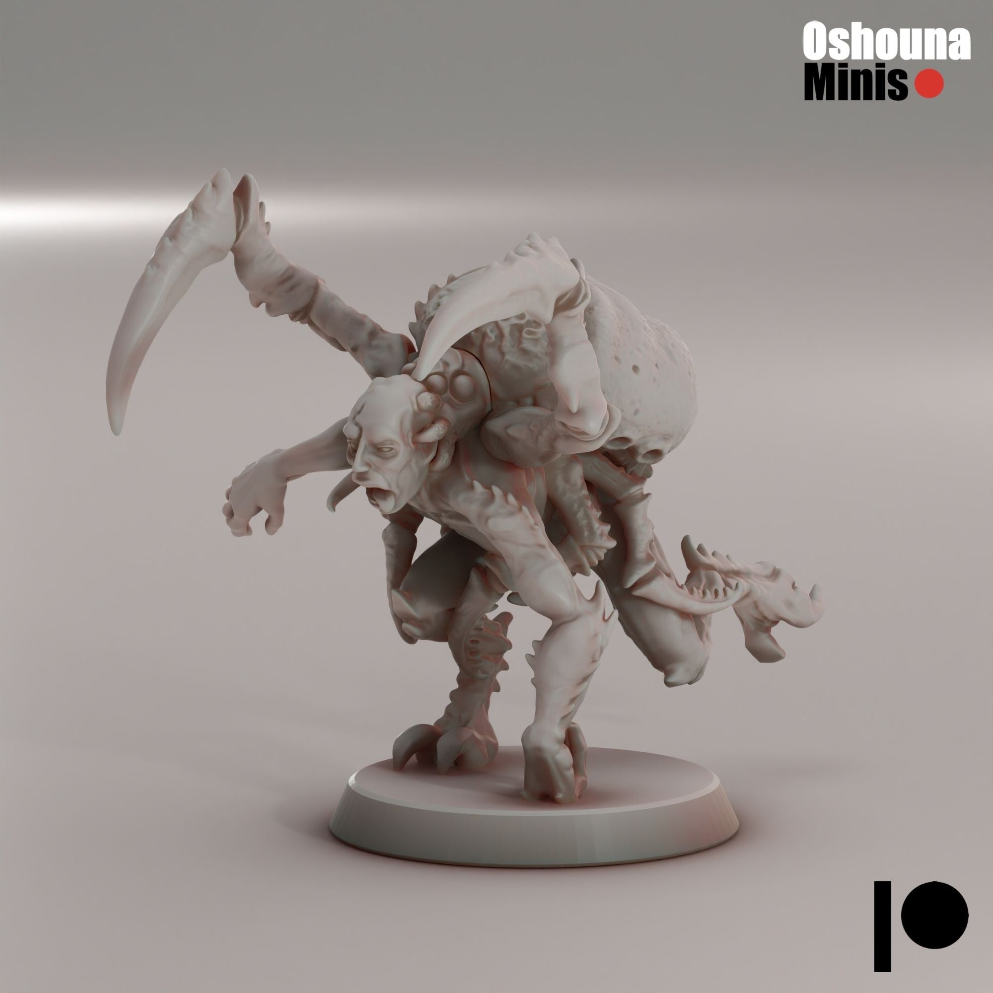 Deep Hive Infected Crabsmen - 3d Printed Miniature by OshounaMinis