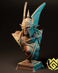 Keltria, God's Wrath Bust - 3d Printed Miniature by The Witchguild