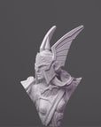 Keltria, God's Wrath Bust - 3d Printed Miniature by The Witchguild