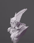 Keltria, God's Wrath Bust - 3d Printed Miniature by The Witchguild
