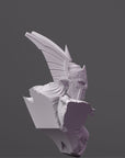 Keltria, God's Wrath Bust - 3d Printed Miniature by The Witchguild