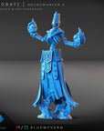 Necromancer - Yarobati Undead - 3d Printed Miniature Sculpted by Blue Wyvern