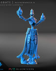 Necromancer - Yarobati Undead - 3d Printed Miniature Sculpted by Blue Wyvern