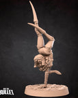 Spider Trainer Contortionist - Horror Circus - 3d Printed Miniature sculpted by Bite the Bullet