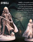 Warrior Sybil - 3d Printed Miniature by Ravi (RKS3D)