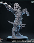 Wondersea Pirates - Voice Under the Sea - 3d Printed Miniature Sculpted by Mammoth Factory