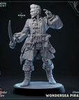 Wondersea Pirates - Voice Under the Sea - 3d Printed Miniature Sculpted by Mammoth Factory
