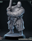 Wondersea Pirates - Voice Under the Sea - 3d Printed Miniature Sculpted by Mammoth Factory