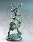 Gungnir of House Jernbark, Centaur Noble - 3d Printed Miniature Sculpted by DM Stash