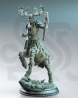 Gungnir of House Jernbark, Centaur Noble - 3d Printed Miniature Sculpted by DM Stash