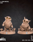 Owlbear Cubs - Iconic Monsters - 3d Printed Miniature sculpted by Bite the Bullet
