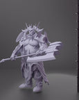 Chaos Berserker - Harbingers of Chaos - 3d Printed Miniature Sculpted by Monolith Arts