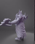 Chaos Berserker - Harbingers of Chaos - 3d Printed Miniature Sculpted by Monolith Arts