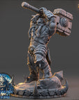 Krulgar Bonebreaker - The Frostbane Legion (Ice Orcs) - 3d Printed Miniature sculpted by Daybreak Miniatures