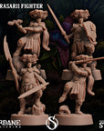 Florasarii (Flowerfolk) Fighter - 3d Printed Miniature Sculpted by Sordane Publishing