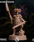 Florasarii (Flowerfolk) Fighter - 3d Printed Miniature Sculpted by Sordane Publishing