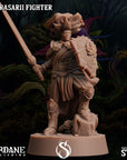 Florasarii (Flowerfolk) Fighter - 3d Printed Miniature Sculpted by Sordane Publishing