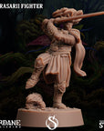 Florasarii (Flowerfolk) Fighter - 3d Printed Miniature Sculpted by Sordane Publishing