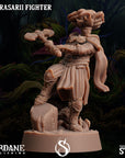 Florasarii (Flowerfolk) Fighter - 3d Printed Miniature Sculpted by Sordane Publishing