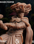 Florasarii (Flowerfolk) Fighter - 3d Printed Miniature Sculpted by Sordane Publishing