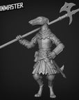 Borzoi Halberdier - 3d Printed Miniature Sculpted by Goon Master Games
