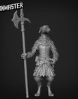 Borzoi Halberdier - 3d Printed Miniature Sculpted by Goon Master Games
