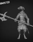 Borzoi Halberdier - 3d Printed Miniature Sculpted by Goon Master Games