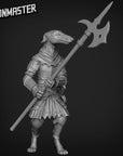 Borzoi Halberdier - 3d Printed Miniature Sculpted by Goon Master Games