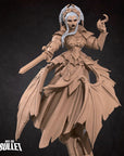 Vampire Witch - Vampires - 3d Printed Miniature sculpted by Bite the Bullet