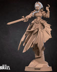 Vampire Witch - Vampires - 3d Printed Miniature sculpted by Bite the Bullet
