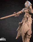 Vampire Witch - Vampires - 3d Printed Miniature sculpted by Bite the Bullet